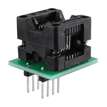 SOP8 to DIP8 socket adapter.